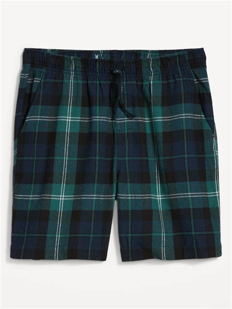 Flannel Pajama Shorts for Men | Old Navy