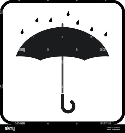 keep Dry with Umbrella icon, Dry Package, keep dry symbol, Water drop ...