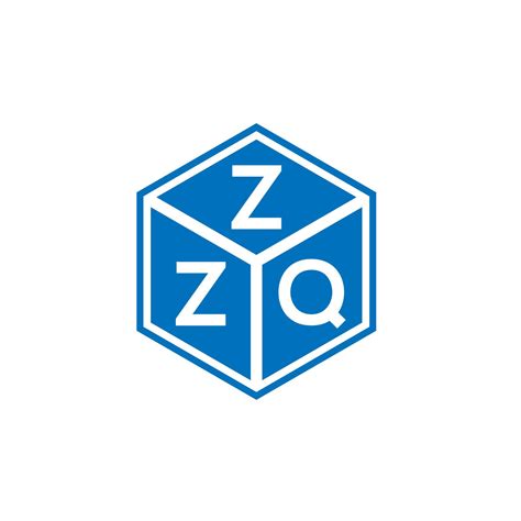 ZZQ letter logo design on white background. ZZQ creative initials ...