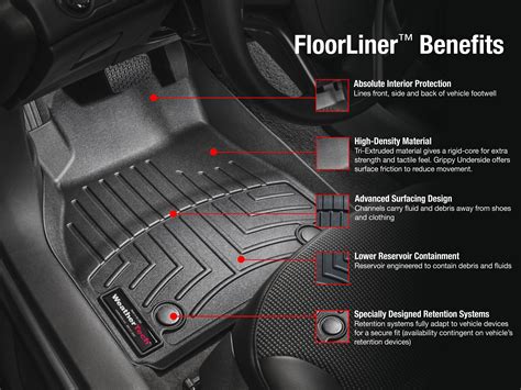 WeatherTech® 452321 - DigitalFit™ 1st Row Tan Molded Floor Liners