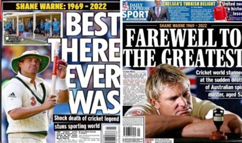 Shane Warne Death: How Global Newspapers Mourned Australian Spin Wizard ...