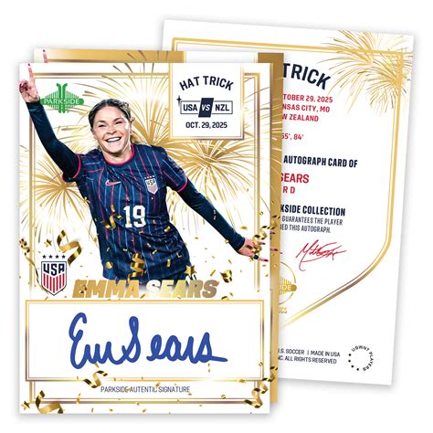 USWNT Celebration Cards - Emma Sears - Parkside Collectibles