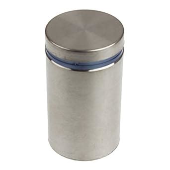 GlideRite 1" Dia x 1-1/2" Ln Stainless Steel Standoffs for Glass Sign ...