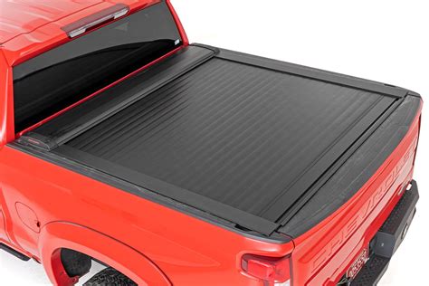 Rough Country Hard Retractable Truck Bed Cover for Chevy Silverado ...