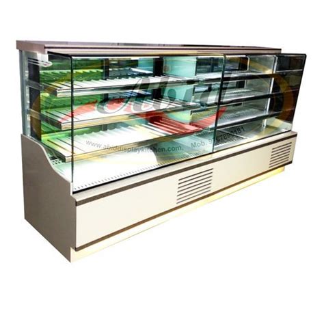 Cake Pastry Display Parlour Flat Toughen Glas | Abid Refrigeration ...
