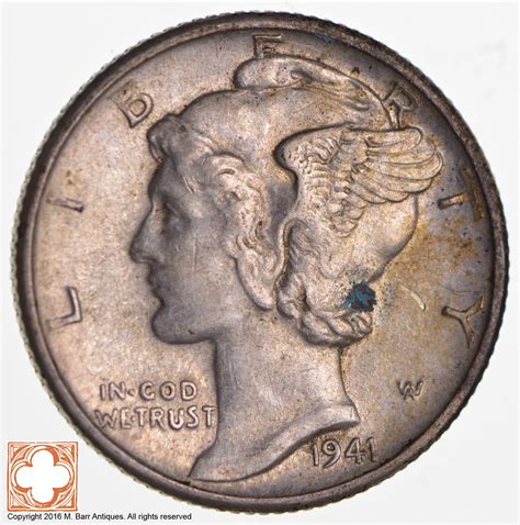 1941-D Mercury Silver Dime | Property Room