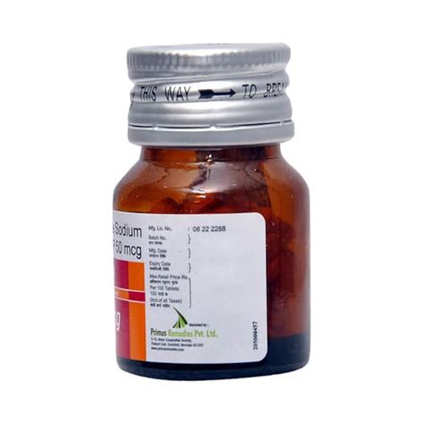 Thyrorich 50 MCG Tablet (100): Uses, Side Effects, Price & Dosage ...