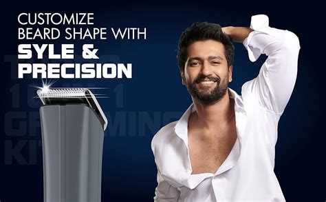 Havells Turbo 10 In 1 Grooming Kit | Hair Trimmer,Face, Ear & Nose | No ...