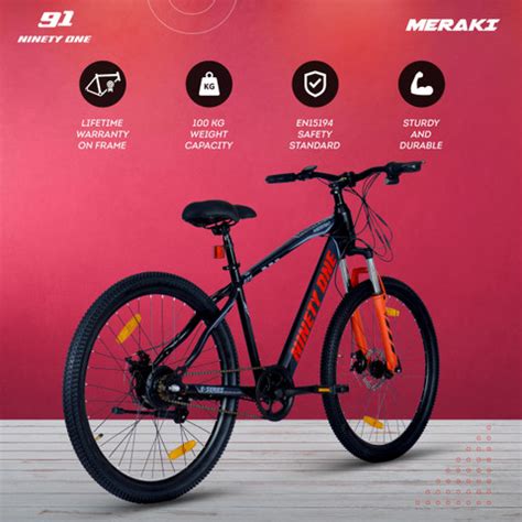 Ninety one Meraki 27.5 inches Single Speed Lithium-ion (Li-ion ...