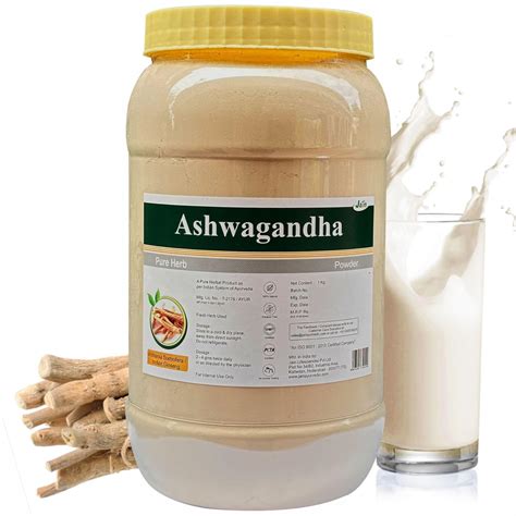 Buy Jain Ashwagandha Powder 1kg – | Natural Stress Buster & Immunity ...