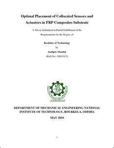 Optimal Placement of Collocated Sensors and Actuators in FRP Composites ...