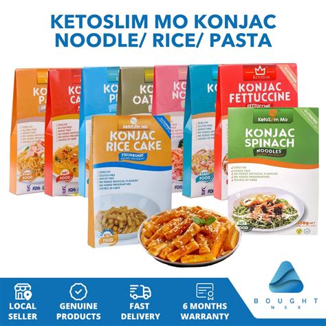 Keto Slim Mo Konjac - Ideal Food for Keto Diet, Low Calorie Noodles ...