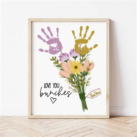 Handprint Flowers For Preschool | Handprint Flower Bouquet | Ollie + Hank