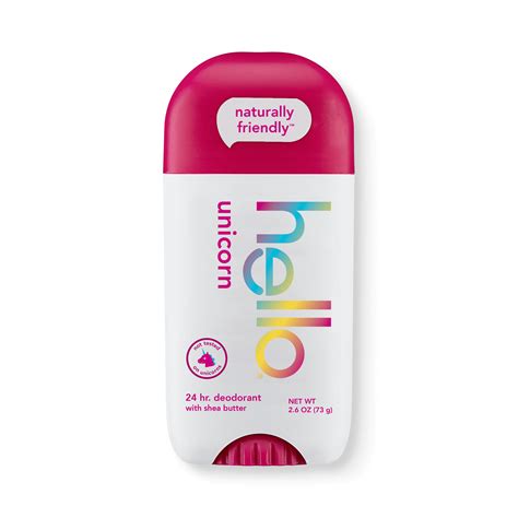 hello Unicorn Deodorant, 24 Hour Odor Protection, No Aluminum + No ...