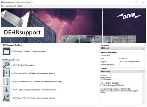 Software DEHNsupport Toolbox
