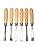 Kabeer Art Heavy Duty 6 Pcs Wood Carving Chisel Set For Home ...