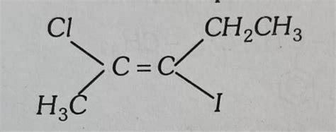 IUPAC name of the compound.(a) Trans 3-iodo-4-chloro-3-pentene(b) Cis 3 ...