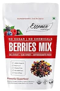 Essence Nutrition Berries Mix (500gm) - No Added Sugar, No Chemical ...