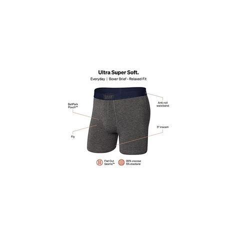 Buy SAXX Men's Underwear - Ultra Super Soft Boxer Brief Fly 7Pk with ...