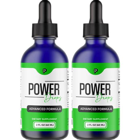 Power Drops Male Performance Supplement, Stamina Boost Liquid- 2 Pack ...