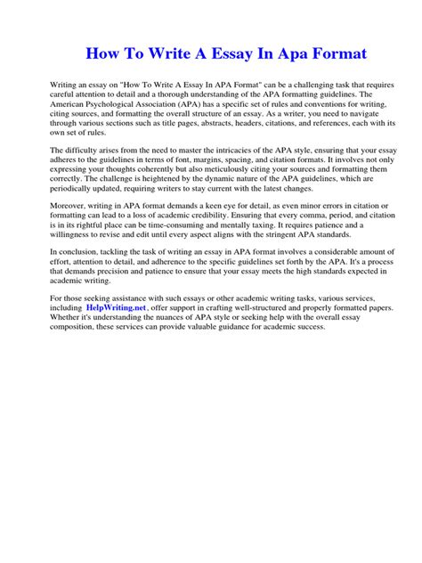 Image result for APA Conventions Essay Tutorial