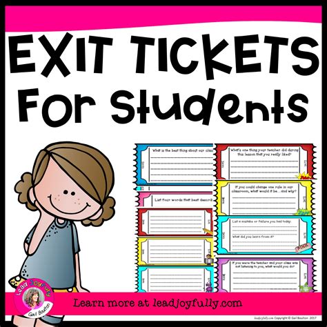 Exit Ticket Clipart