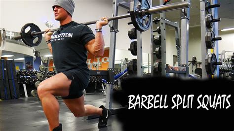HOW TO: BARBELL SPLIT SQUAT - YouTube