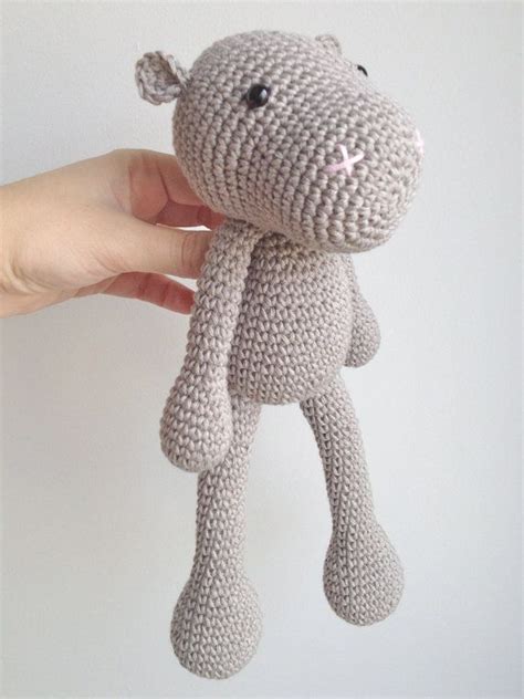 Hippo Plush, Hippo Stuffed Animal, Hippo Plushie, Hippo Stuffed Toy ...