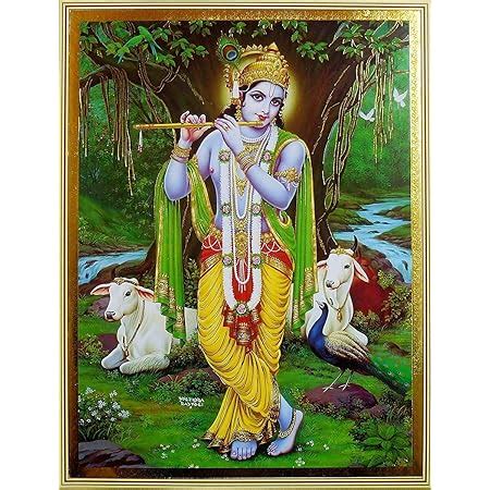 Shri Krishna Poster, Baal Krishna Poster, Nandlal Poster, Baby Krishna ...