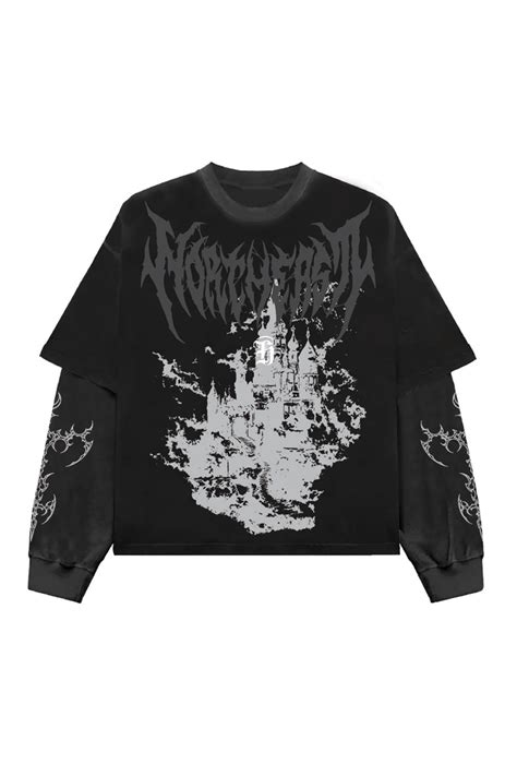 Cursed Citadel LS Oversized Tee – Hauntrex
