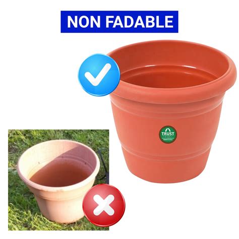 UV Treated Plastic Round Pot - 6 inches – TrustBasket