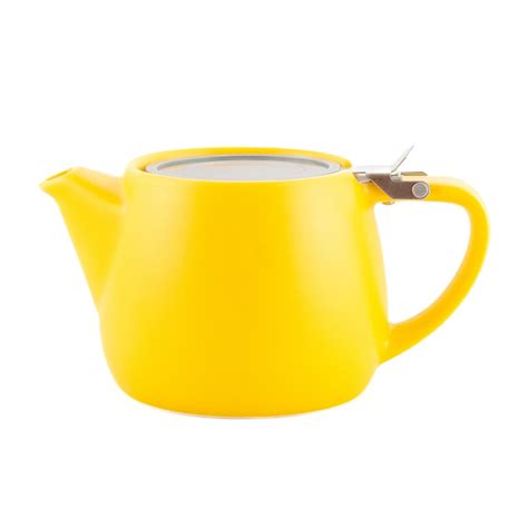 Stackable Porcelain Teapot - Yellow – The Boulder Tea Company