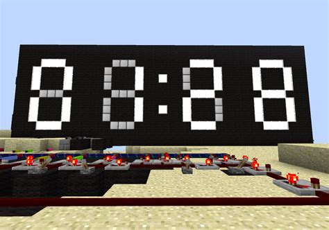Image result for Minecraft Digital Clock Tutorial