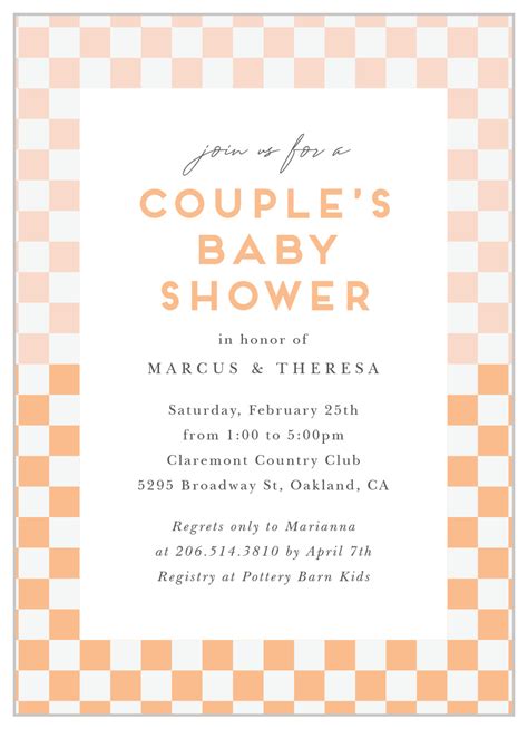 Baby Shower Invitations Girl Couples Tied With Love Baby Shower