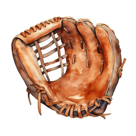 Watercolor Baseball Glove, Glove, Gloves, Baseball PNG Transparent ...