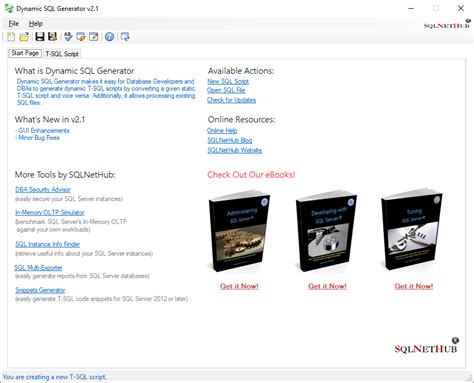 Image result for SQL Script Generator