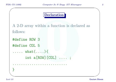 2D Array Operations 的图像结果