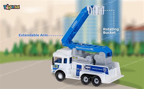Toyshine 1:16 Scale 360° Rotation Repair Lifter Cum Rescue Ladder ...