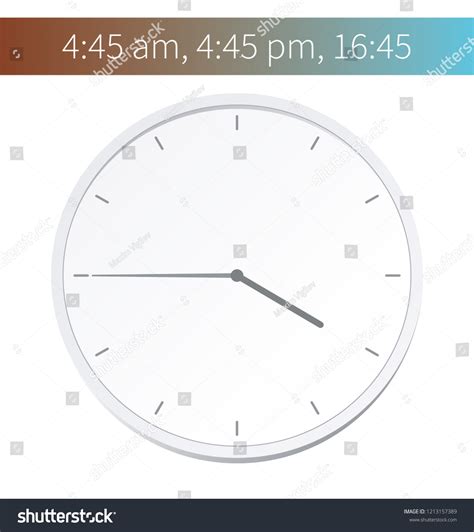 174 Clock 4:45 Images, Stock Photos & Vectors | Shutterstock