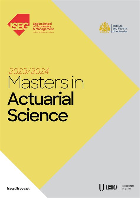 Masters in Actuarial Science by ISEG Lisboa - Issuu