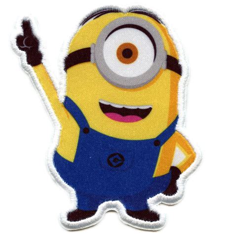One Eye Minions Large Patch Stuart Despicable Me Embroidered Iron On ...