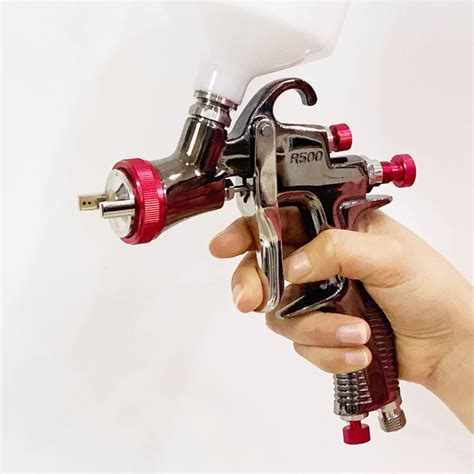 HVLP Air Spray Paint Gun Kit, Car Paint Spray Gun 1.3mm, 1.5mm, 1.7mm, 2.0mmNozzle Gravity Feed ...