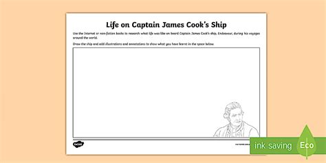 Life on Captain James Cook's Ship Worksheet