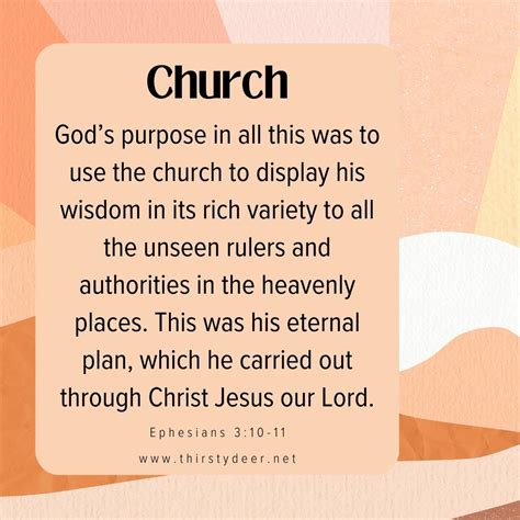 Ephesians 3:10-11 - THIRSTY DEER