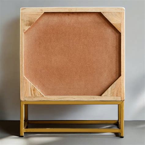Rattan Webbed Side Table – Nismaaya Decor