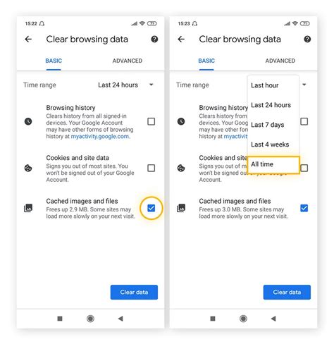 Clearing Cache On Android 的图像结果