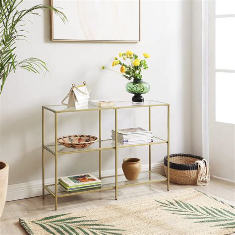 VASAGLE 39.4 Inch Console Table with 3 Shelves, Sofa India | Ubuy