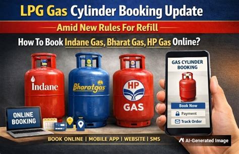 LPG Gas Cylinder Booking Update: Amid New Rules For Refill, How To Book ...