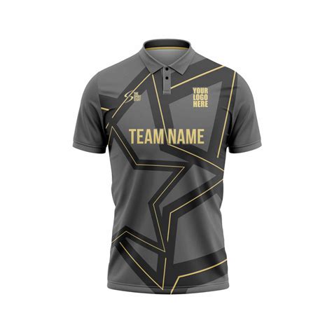 Grey Star Customized Cricket Team Jersey Design | Customized Cricket ...
