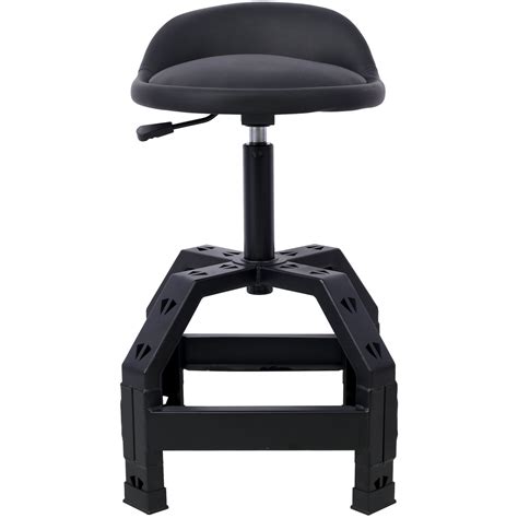Pneumatic 360 Degree Swivel Stool, Mechanics Rolling Creeper Seat, Heavy Duty Mechanics Stool ...